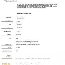 auto verkopen tenaamstellingscode